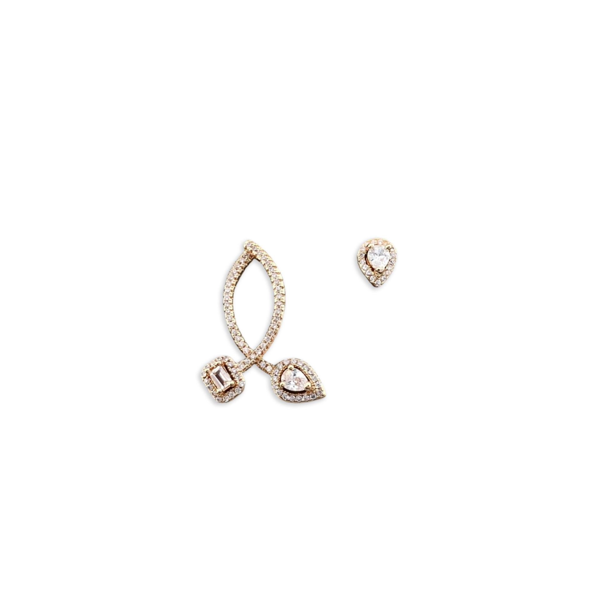 Mes1kaa meijia irregular earrings